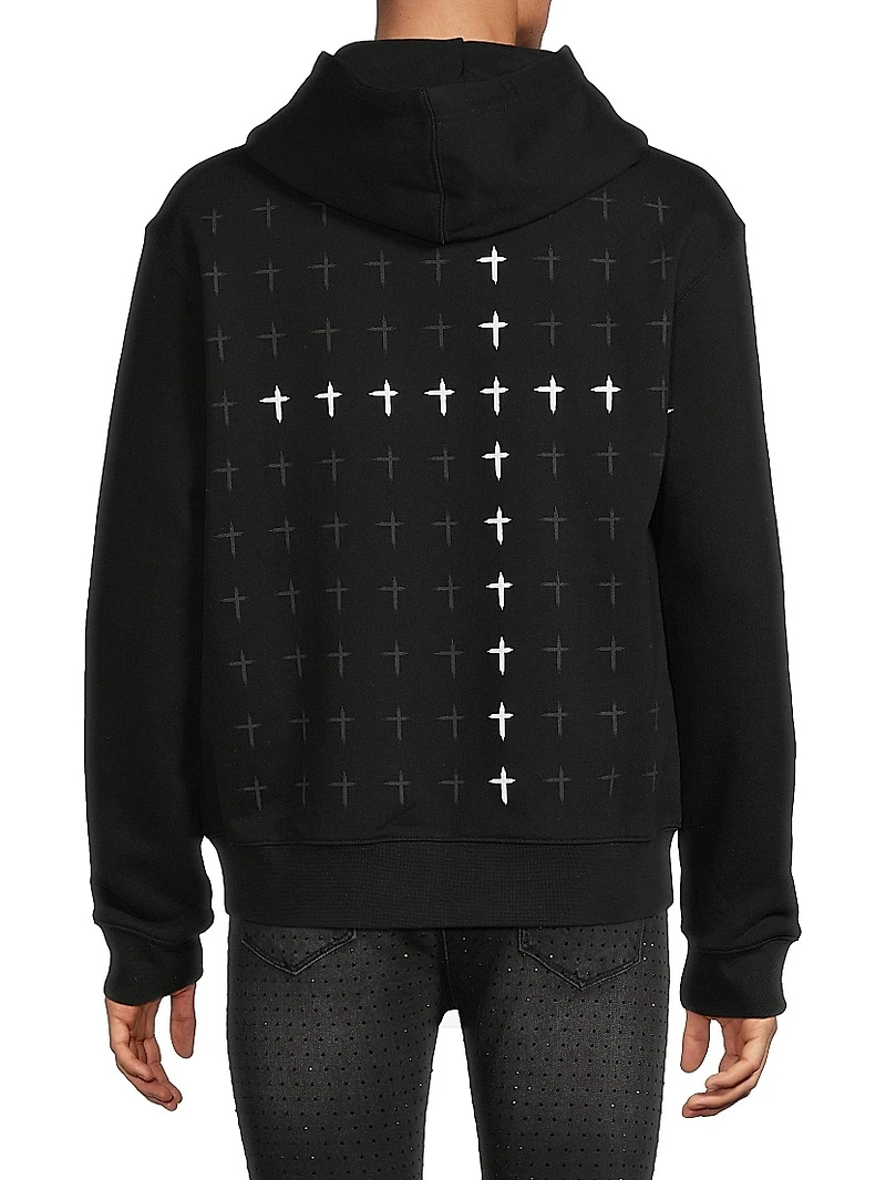 Dion Cross Cotton Hoodie
