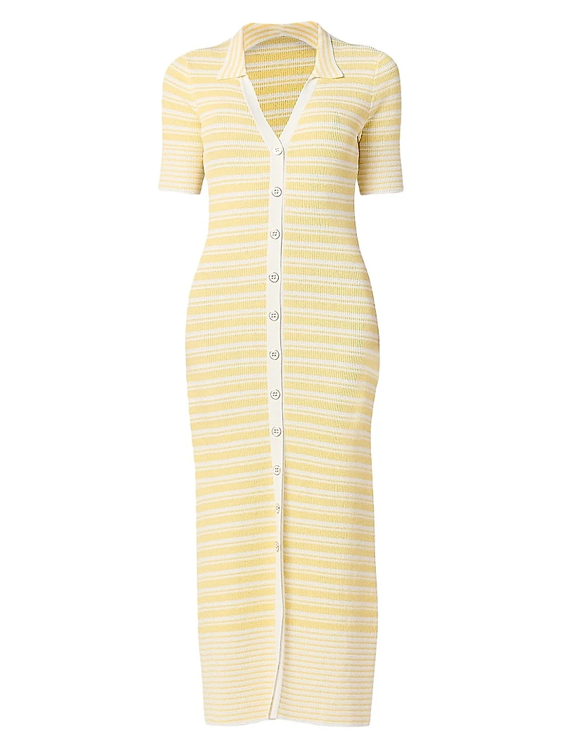 Sawyer Striped Knit Maxi-Dress