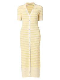 Sawyer Striped Knit Maxi-Dress