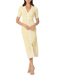 Sawyer Striped Knit Maxi-Dress