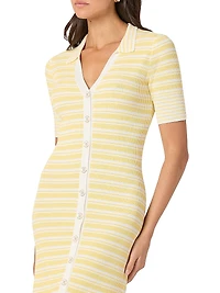 Sawyer Striped Knit Maxi-Dress