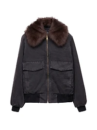 Canvas Blouson Jacket