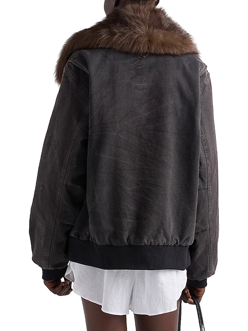 Canvas Blouson Jacket