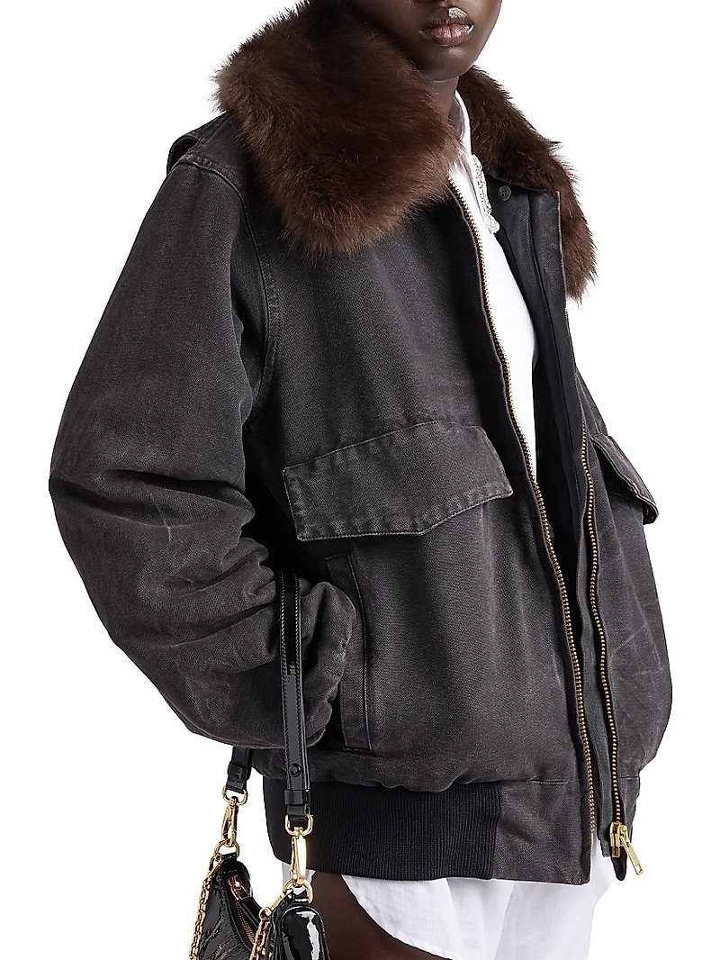 Canvas Blouson Jacket