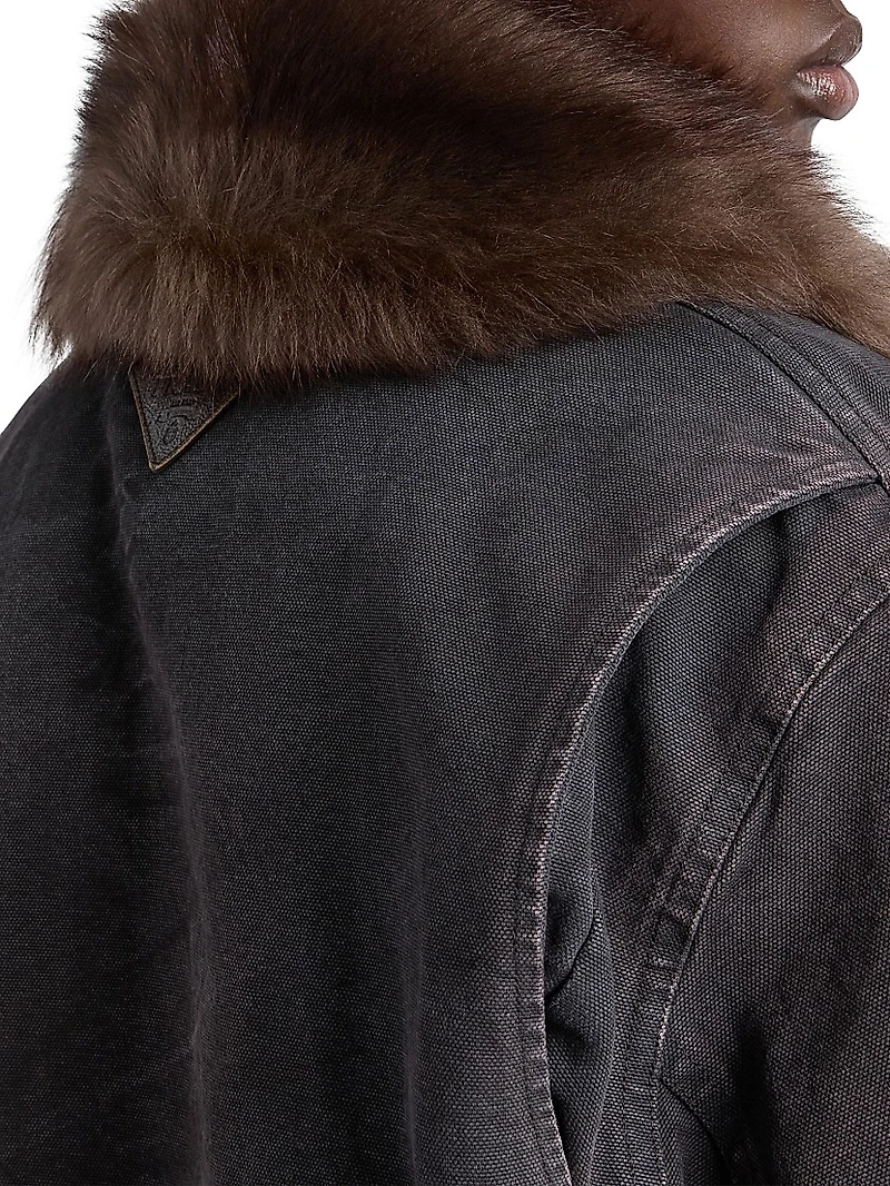 Canvas Blouson Jacket