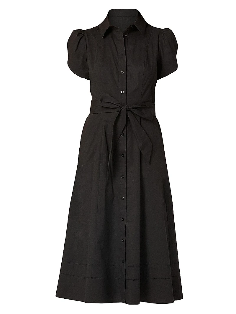 Adaya Poplin Midi-Shirtdress