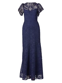 Manuela Lace V-Neck Maxi Dress