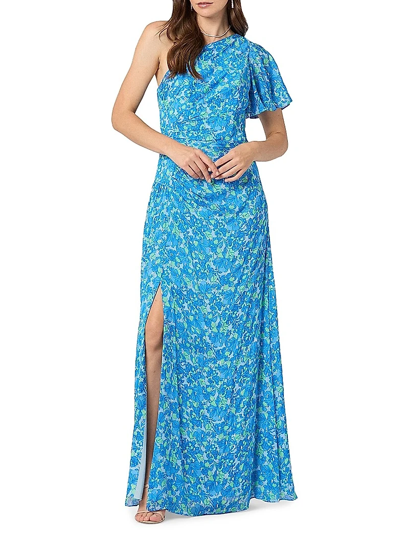 Latissa One-Shoulder Maxi Dress