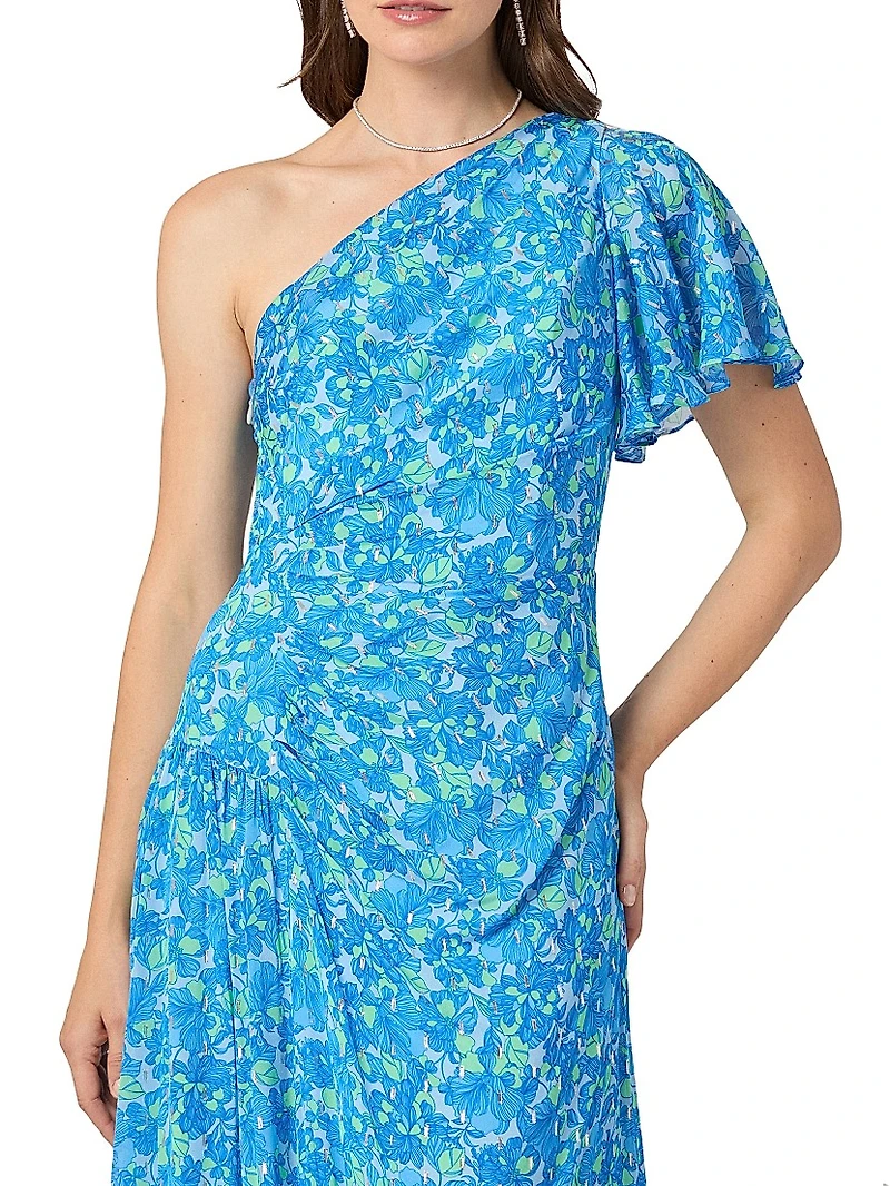 Latissa One-Shoulder Maxi Dress