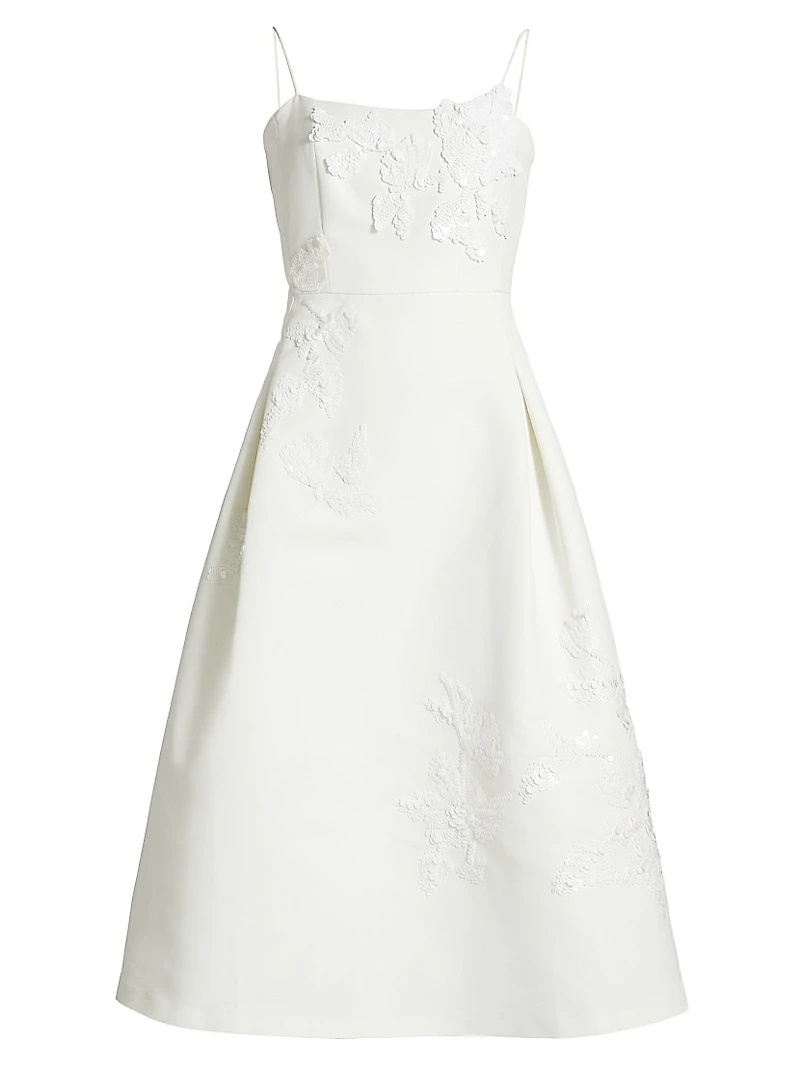 Audra Fit & Flare Midi-Dress