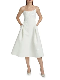 Audra Fit & Flare Midi-Dress