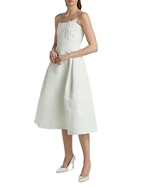 Audra Fit & Flare Midi-Dress