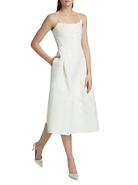 Audra Fit & Flare Midi-Dress