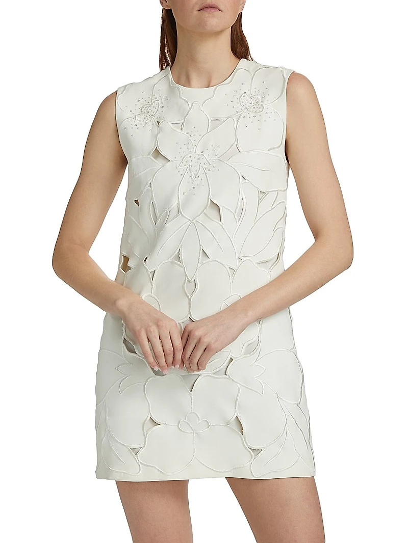 Mitzi Embellished Sleeveless Minidress