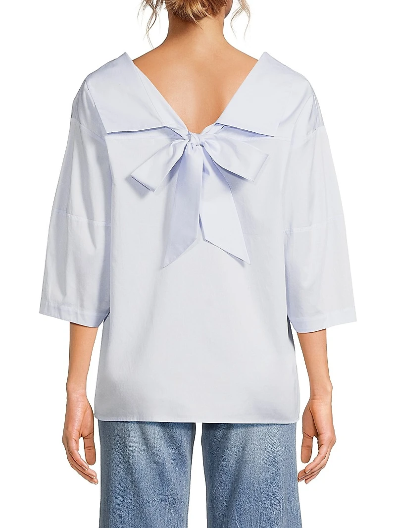 Oriana Bow Blouse