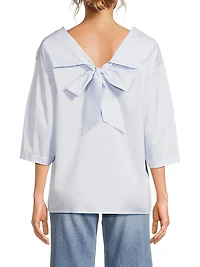 Oriana Bow Blouse
