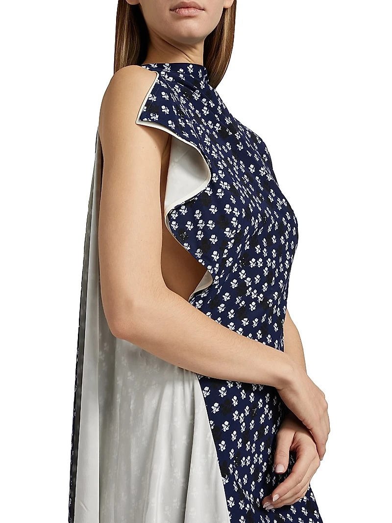 Devyn Printed Silk Maxi Dress