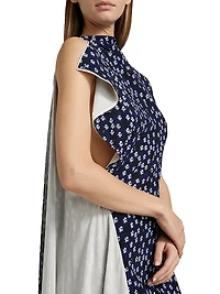 Devyn Printed Silk Maxi Dress