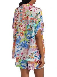 Paula Floral Camp Shirt