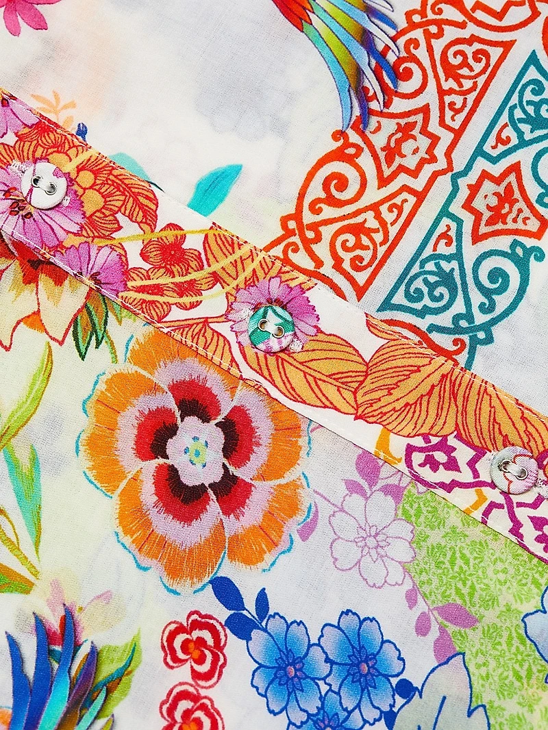 Paula Floral Camp Shirt