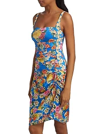 Pauline Floral Ruched Tankini