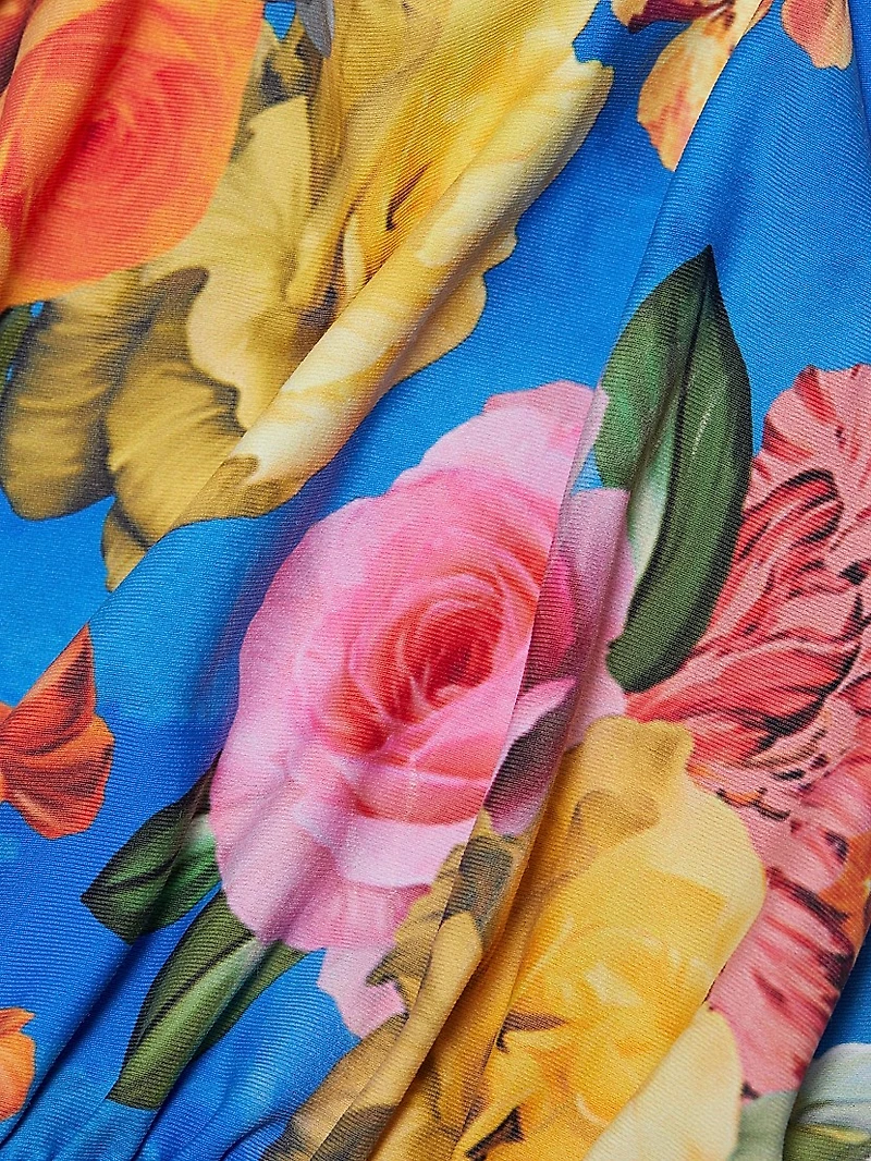 Pauline Floral Ruched Tankini