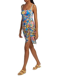 Pauline Floral Ruched Tankini