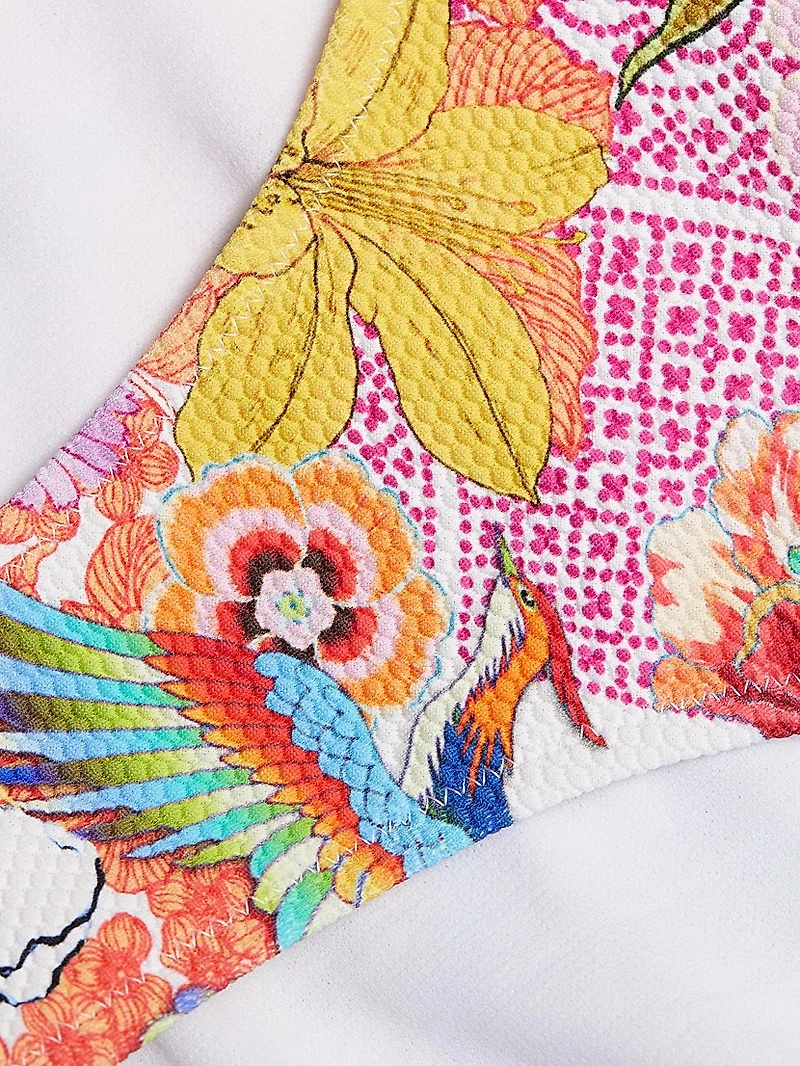 Paula Reverse Piqué Hipster Bikini Bottom