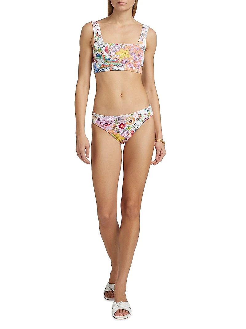 Paula Reverse Piqué Hipster Bikini Bottom