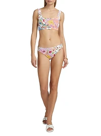 Paula Reverse Piqué Hipster Bikini Bottom