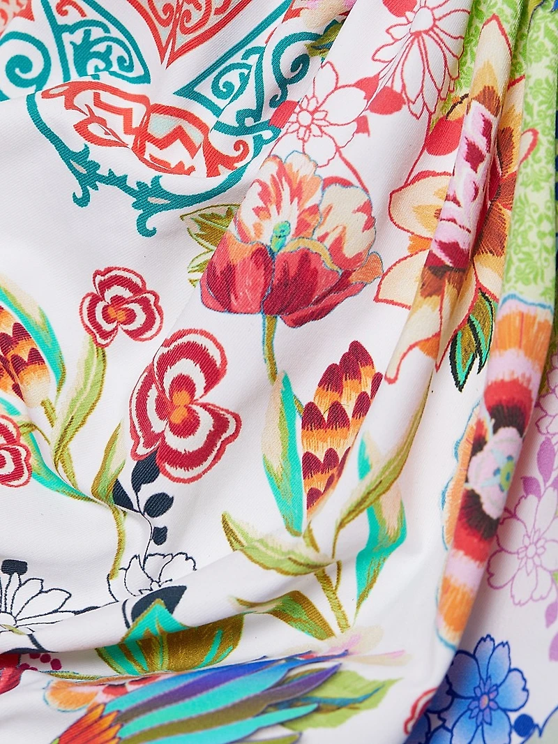 Paula Floral Ruched One-Piece Swimsuit