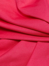 Sylvie Faille Bow Sateen One-Shoulder Midi-Dress