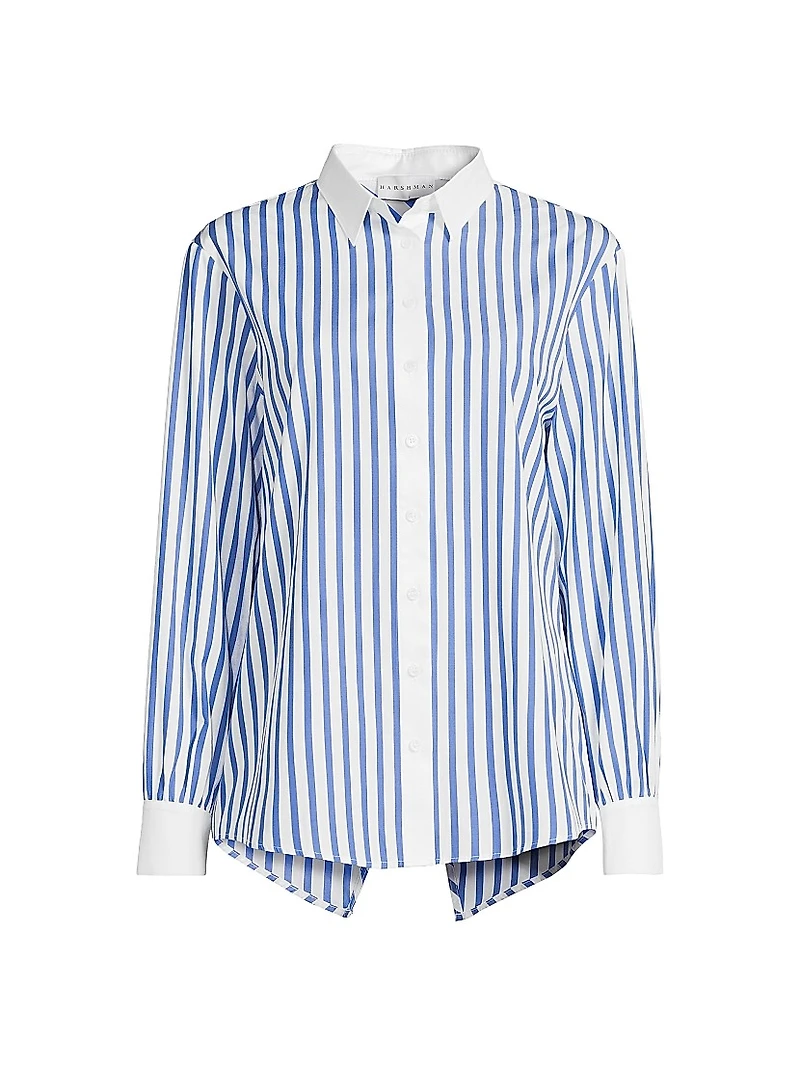 Franklin Striped Button-Front Shirt