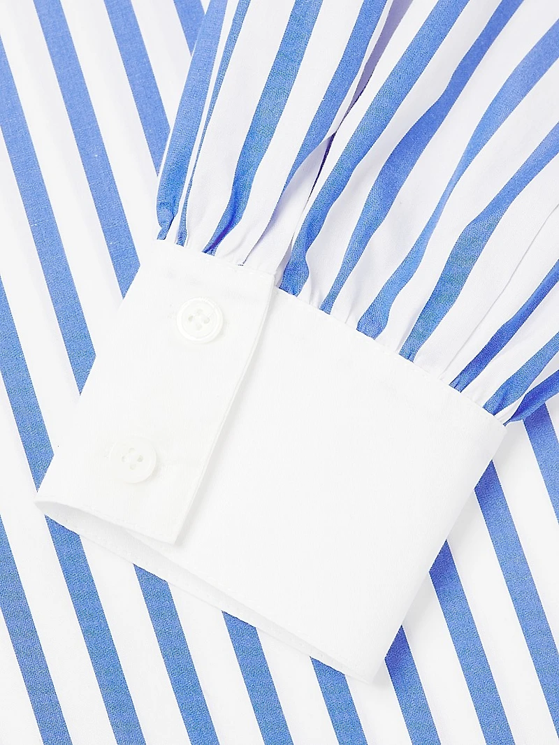 Franklin Striped Button-Front Shirt