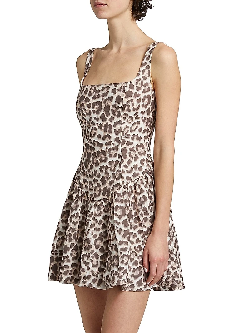 Reese Leopard Minidress