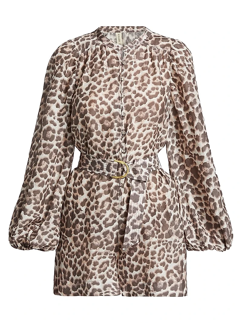 Reese Leopard Romper