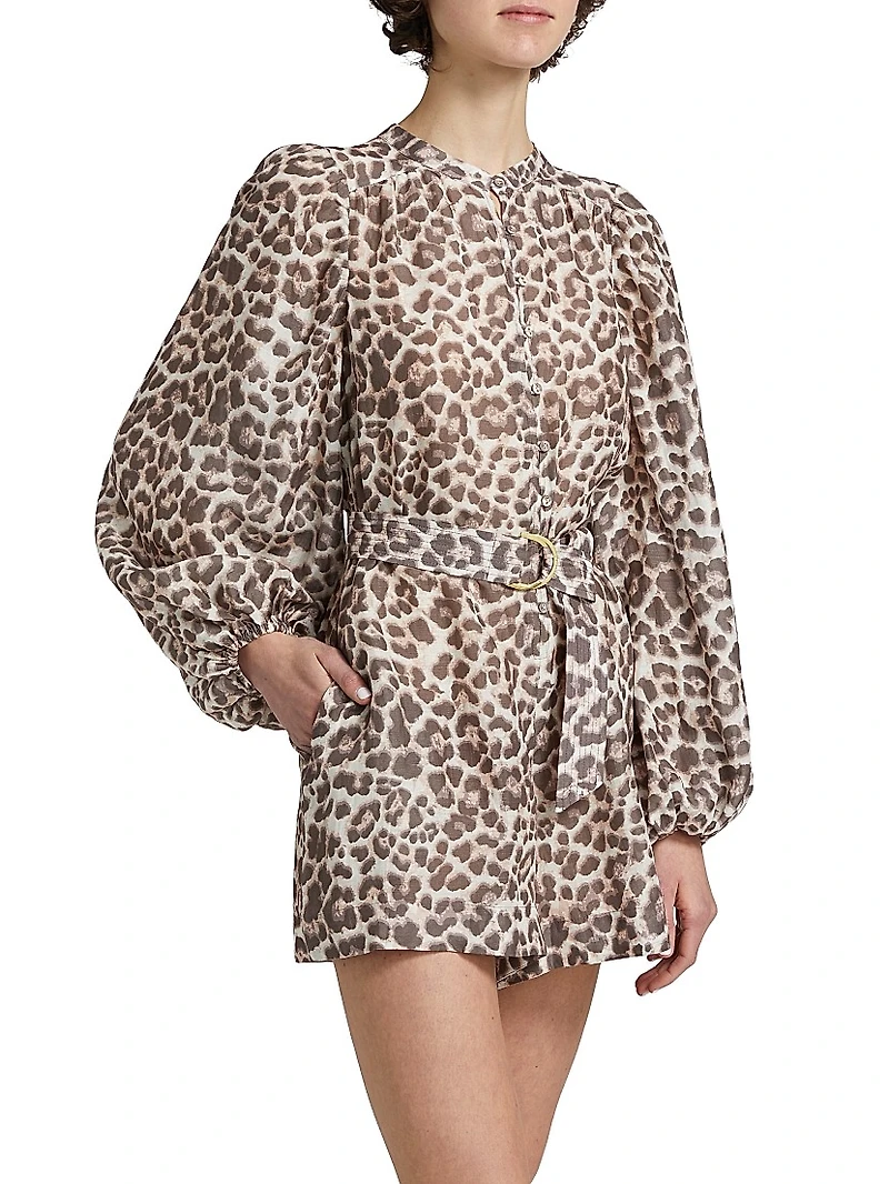 Reese Leopard Romper