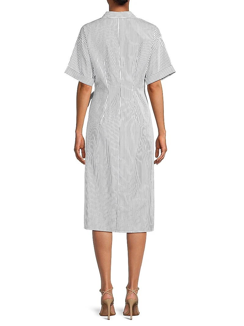 Naya Wrapped Shirt Dress