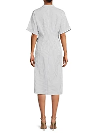 Naya Wrapped Shirt Dress