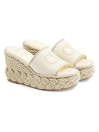 VLogo Torchon 100MM Wedge Slides Nappa