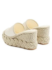 VLogo Torchon 100MM Wedge Slides Nappa