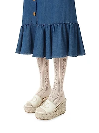 VLogo Torchon 100MM Wedge Slides Nappa