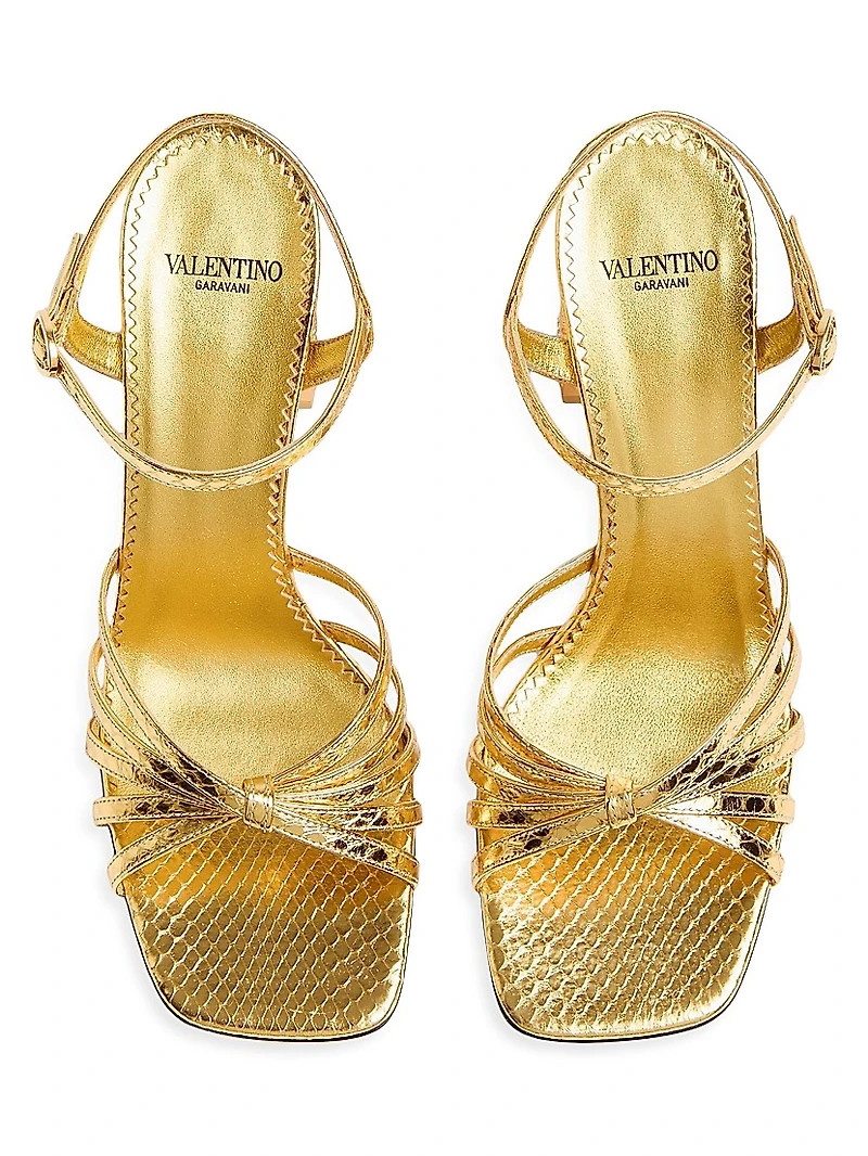 Preshoes Sandals Laminated Ayers with Crystals 90MM