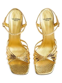 Preshoes Sandals Laminated Ayers with Crystals 90MM