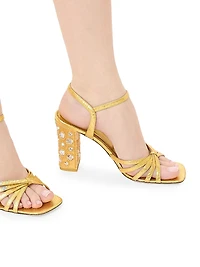 Preshoes Sandals Laminated Ayers with Crystals 90MM