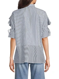 Tiarna Ruffle-Sleeve Shirt