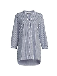 Derrington Striped Cotton Tunic