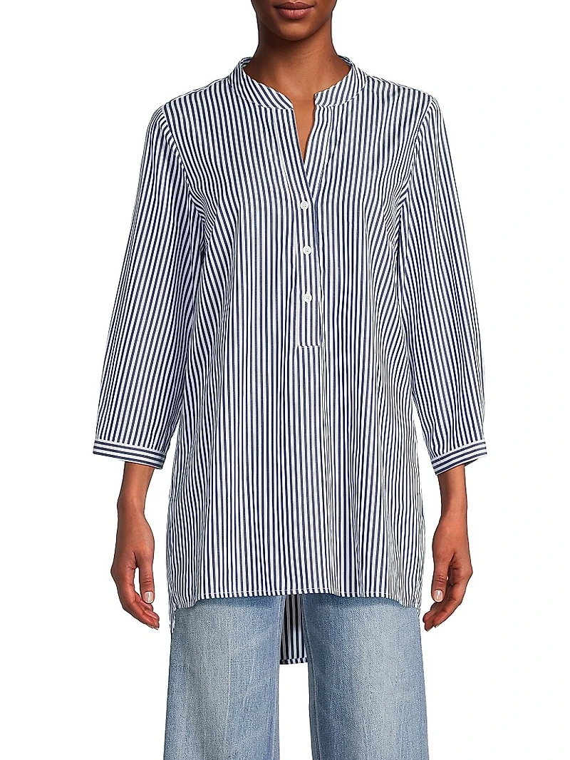 Derrington Striped Cotton Tunic