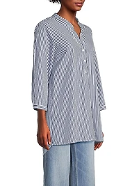 Derrington Striped Cotton Tunic