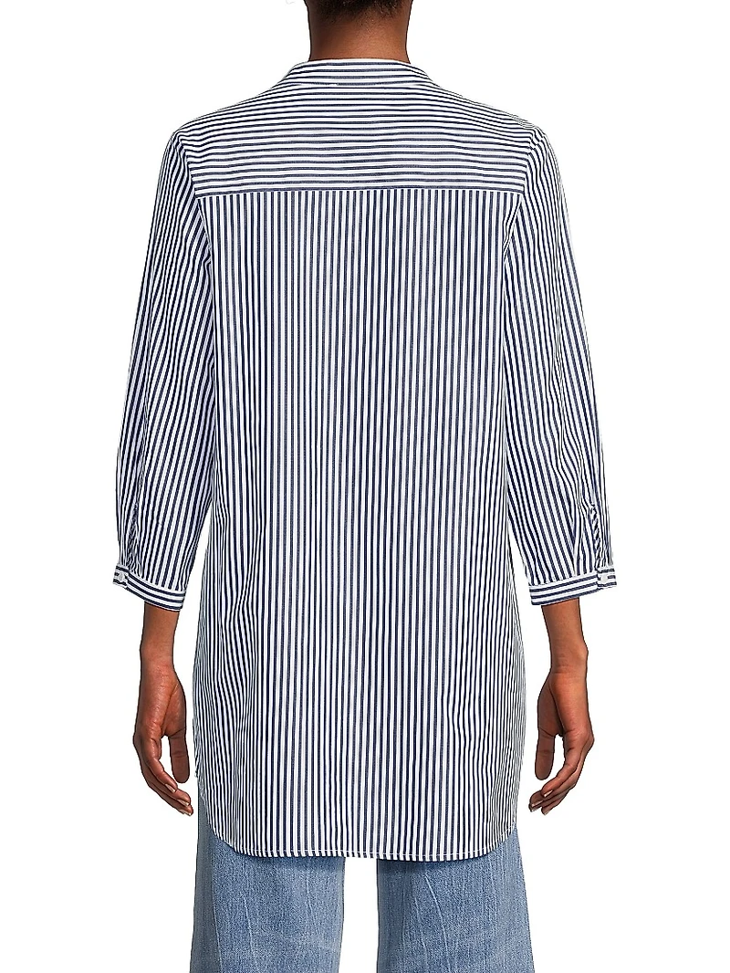 Derrington Striped Cotton Tunic